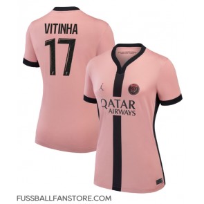 Paris Saint-Germain Vitinha #17 Replik 3rd trikot Damen 2024-25 Kurzarm